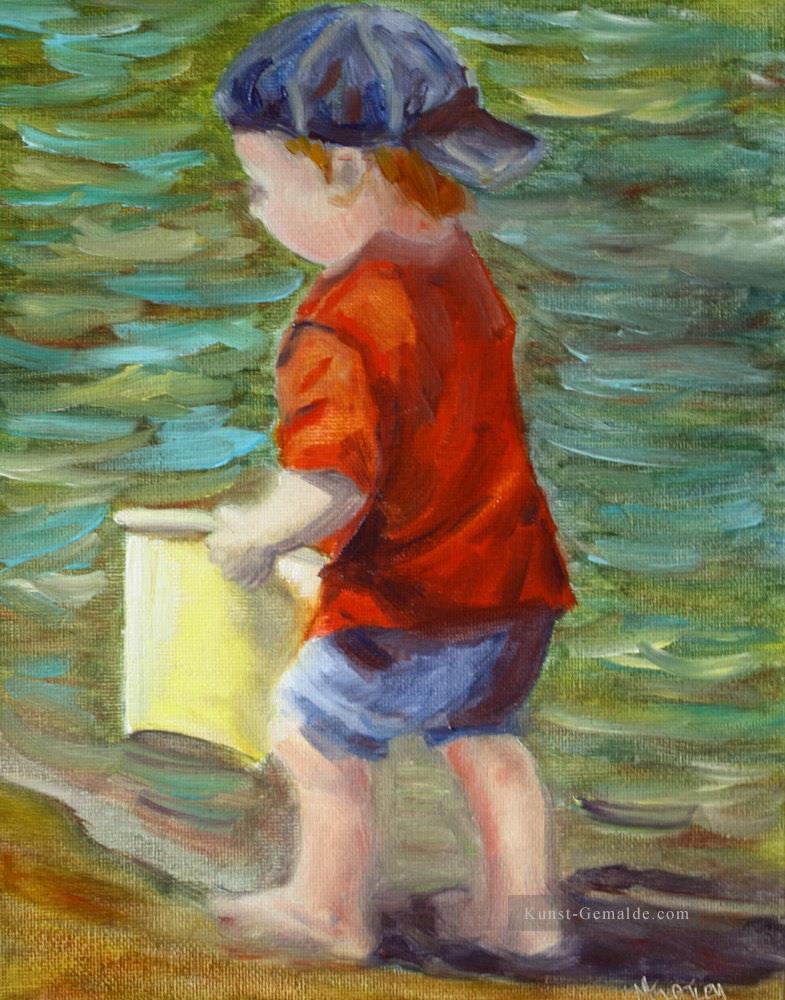 auf Impressionismus Kinder Strang Jungen Ölgemälde